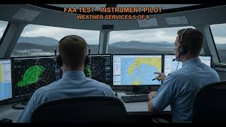 FAA TEST - INSTRUMENT PILOT - WEATHER SERVICES Q4188, Q4189, Q4190, Q4199, Q4186 (5-9)