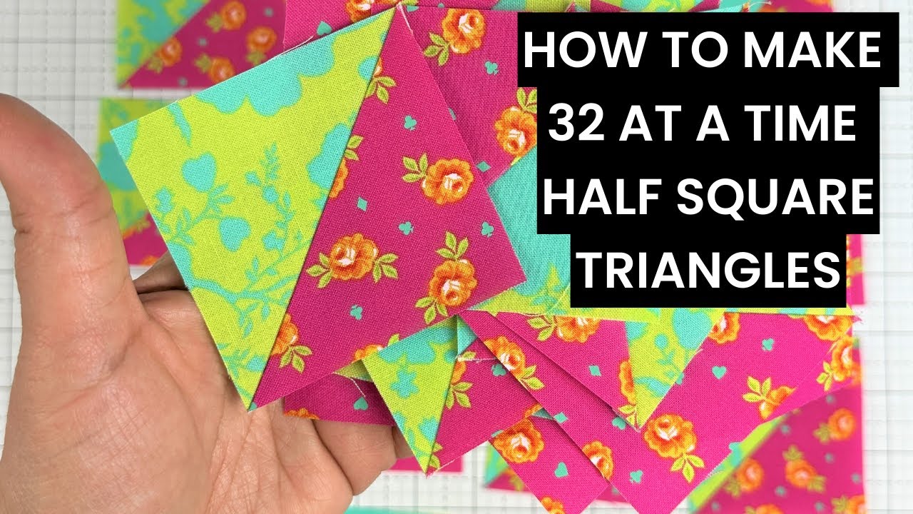 GO! Half Square Triangle-2 Finished Square-Multiples – Austin Sewing