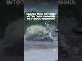 Sewage tank explodes after freight train smashes into truck in Virginia