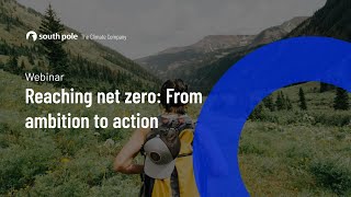 Reaching net zero: From ambition to action