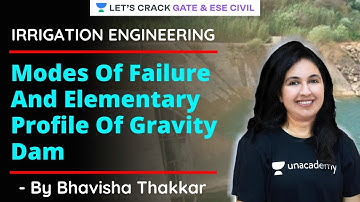 Modes Of Failure And Elementary Profile Of Gravity Dam | Irrigation Engineering | GATE/ESE 2021