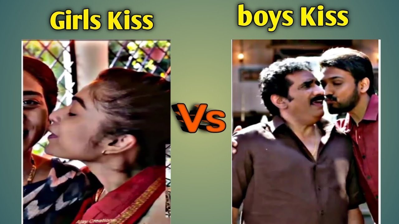Boys kiss girls