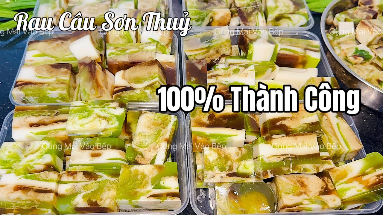 Tặng Bạn Công Thức Làm Rau Câu Sơn Thuỷ Để Kinh Doanh. Cách Bán Hàng Cho Người Mới Bắt Đầu #314