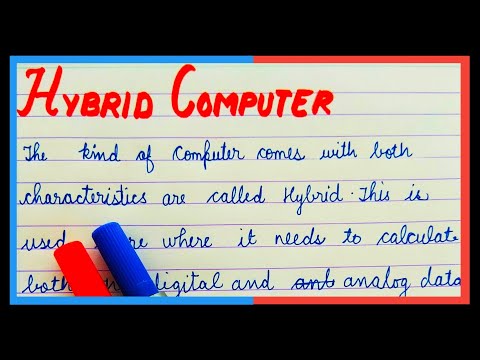 What is Hybrid Computer | Definition of Hybrid Computer