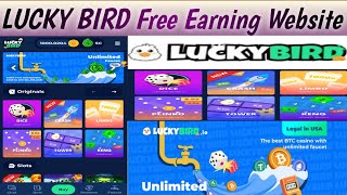 Luckybird Faucet play Games and Earn Bitcoin TRX and All Crypto // New free crypto Earn Website screenshot 5
