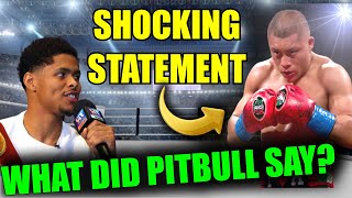 🚨Breaking News👉REVEALED🧨PITBULL CRUZ DROPS BOMBSHELL💣 on SHAKUR STEVENSON👈BOXINGNEWS latest today Resimi