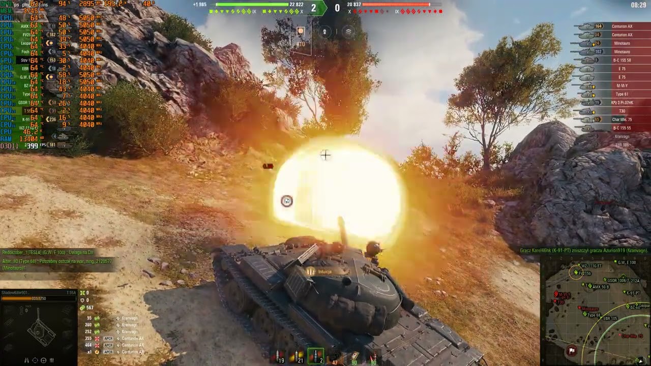 World of Tanks RTX 4070 + RYZEN 7 7800X3D TEST FPS  ULTRA SETTINGS