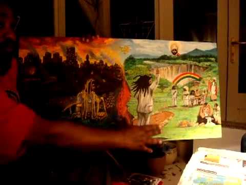 Rasta artist Ropert Gad explains the message behin...