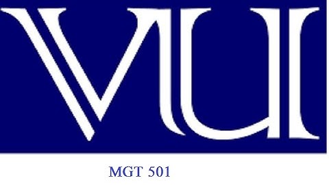 MGT 501 Assignment # 1 2022