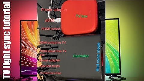 How to Set up Ambilight TV Backlight Synchronization Kit - Practical tutorial