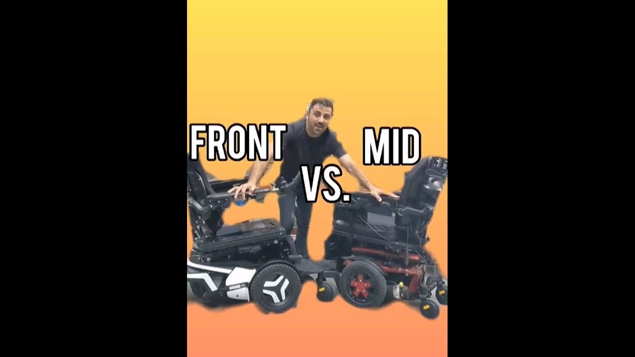 FrontWheel Drive Wheelchair Vs MidWheel Drive wheelieworx YouTube