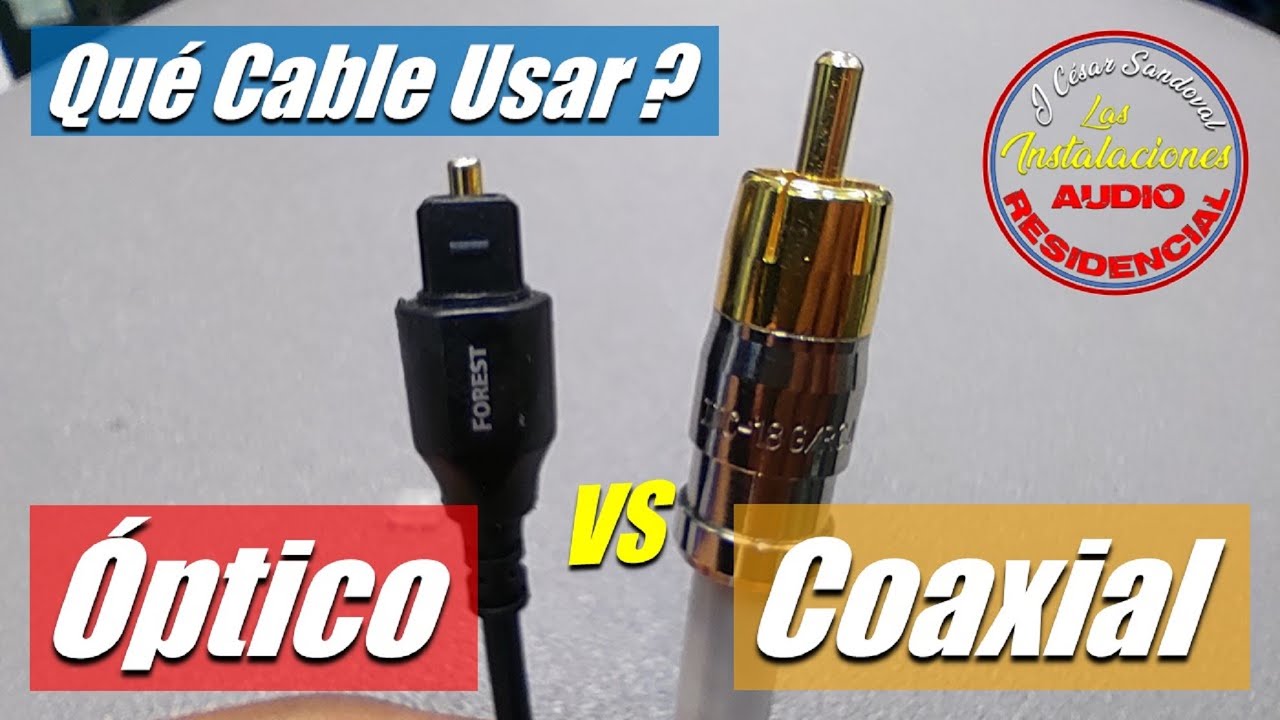 Optical vs Coaxial- optical cable vs digital coaxial-which cable is better  to connect your equipment 