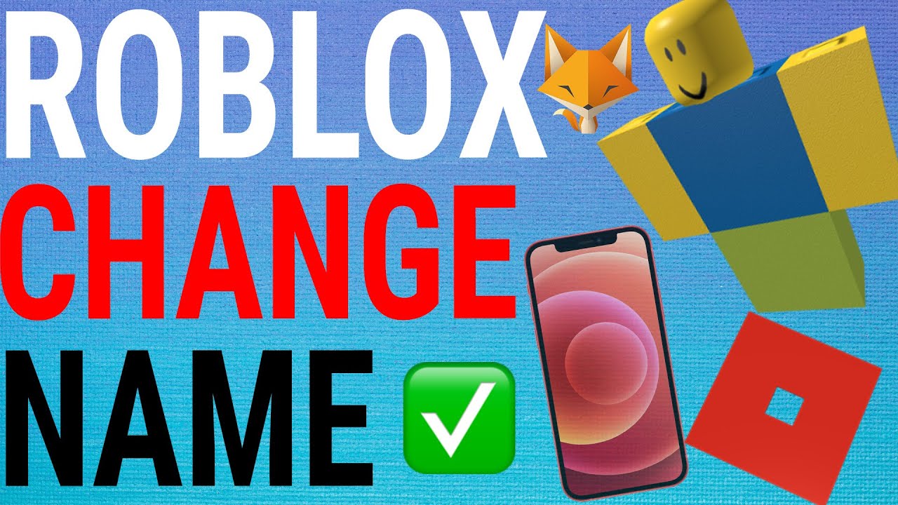 How To Change Roblox Username On Mobile Youtube - how to change your name in roblox mobile