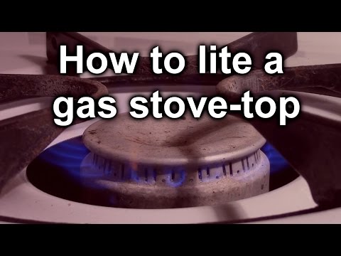 How To Light A Gas Stove - Using A Lighter