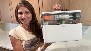 Organize Your Medicine Cabinet with THIS Portable 3-Tier Box!