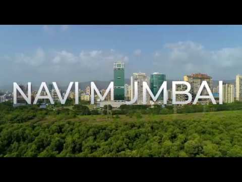 Navi Mumbai on Drone - Metro Fairmount 