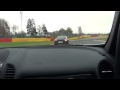 Fast lap onboard SLK 55 AMG passing a few Porsche