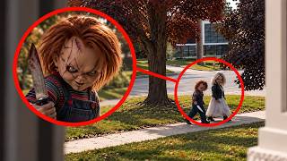 If you see Chucky & Tiffany Outside your house, Lock Your Doors And Hide! (They're Stalking Us)