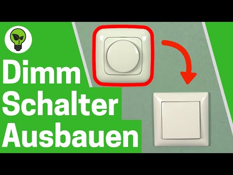 Video: Wie entfernt man den Knopf von einem Dimmer?