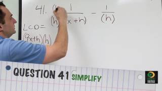 Math 100 Midterm Review - QUESTION 41