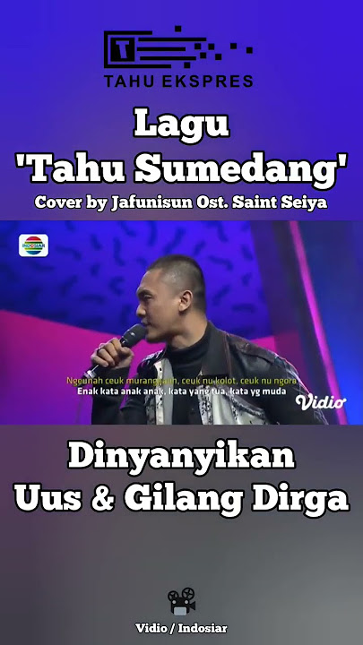 Lagu 'Tahu Sumedang' Dinyanyikan Uus dan Gilang Dirga.