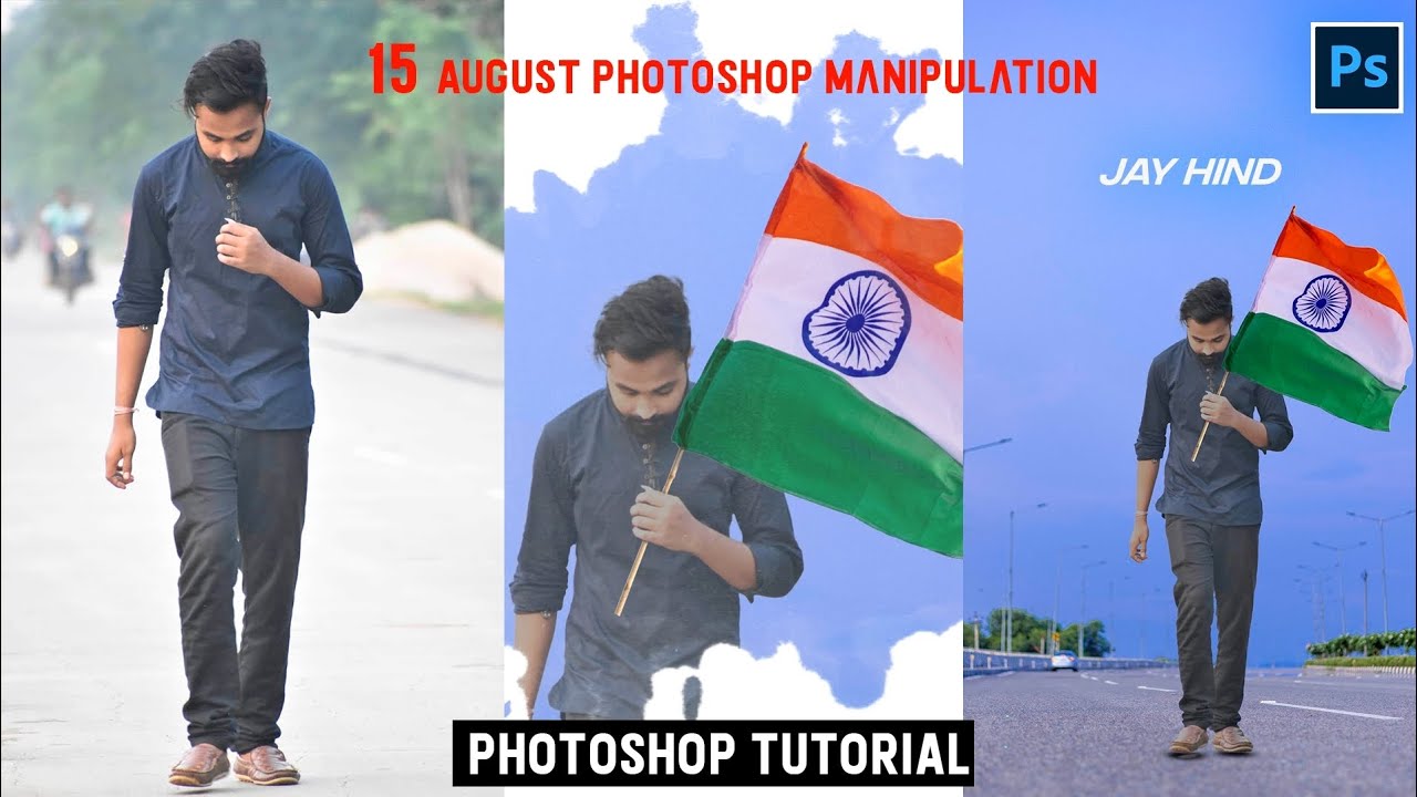 15 August Photo Editing Photoshop | Independence Day Editing