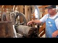 1912 Fairbanks - Morse 15 HP Hit And Miss Engine And Two Stamp Mill Demonstration