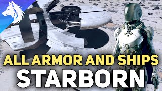 Starfield - All 10 Starborn Armours & 6 Starborn Ships In Ng