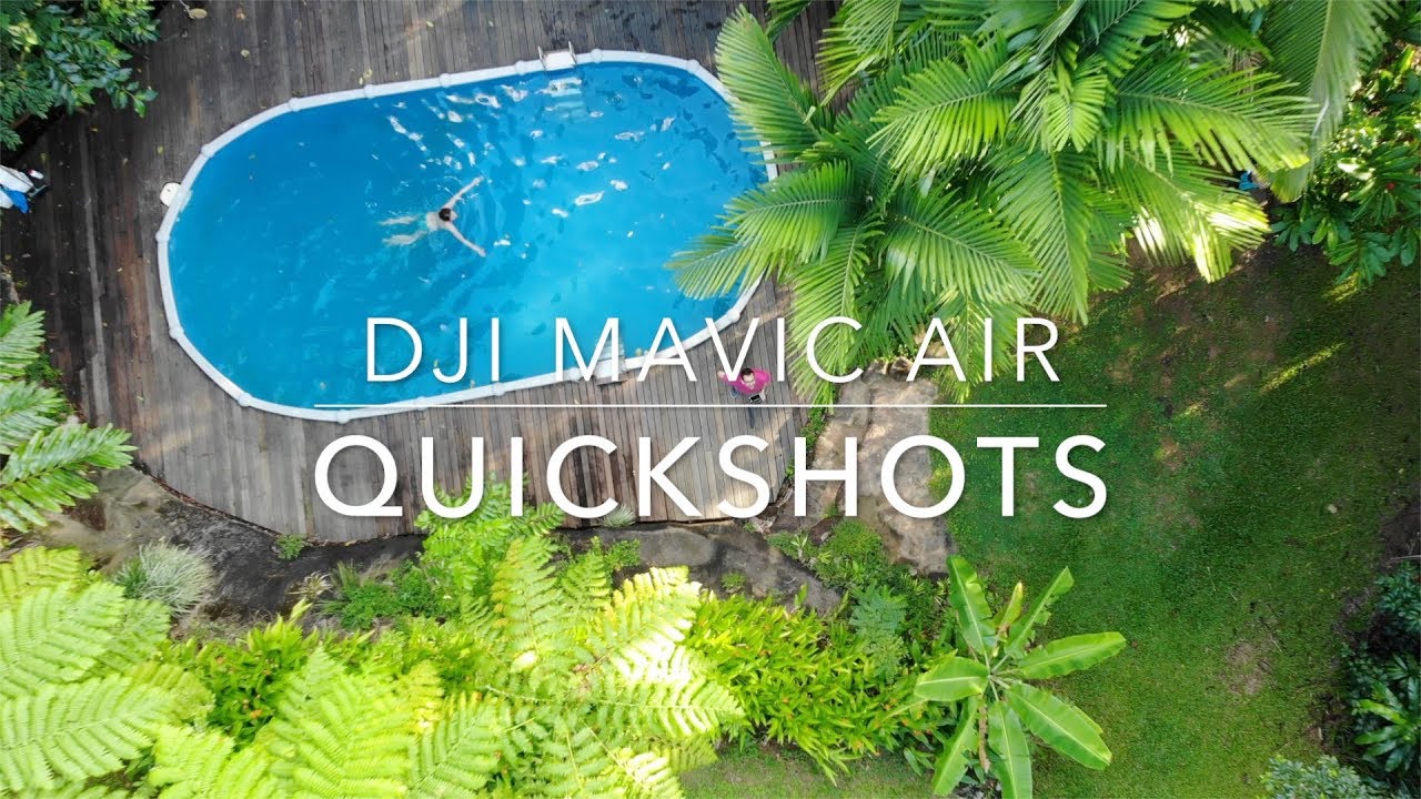 dji mavic air quickshot