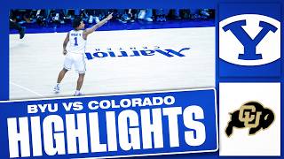 BYU vs Colorado | FULL GAME HIGHLIGHTS | BYU BASKETBALL