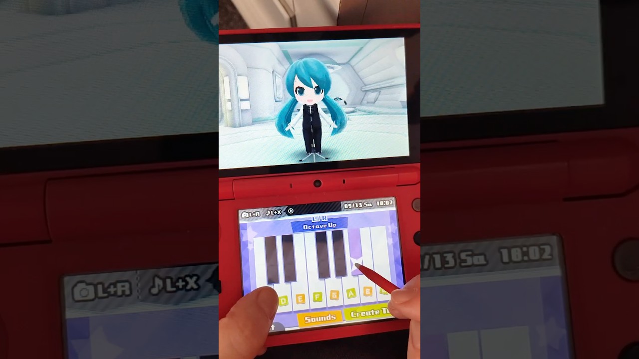Project Diva Title Screen #hatsunemiku #3DS #piano #shorts