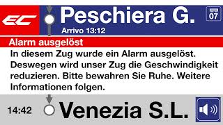Sbb Cff Ffs Ansage Alarm Ausgelöst Geschwindigkeit Reduziert Slbahnen