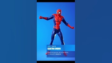 ELECTRO SWING - SPIDERMAN SKIN Showcase with All my Fortnite Dances & Emotes! (Fortnite Chapter 3)