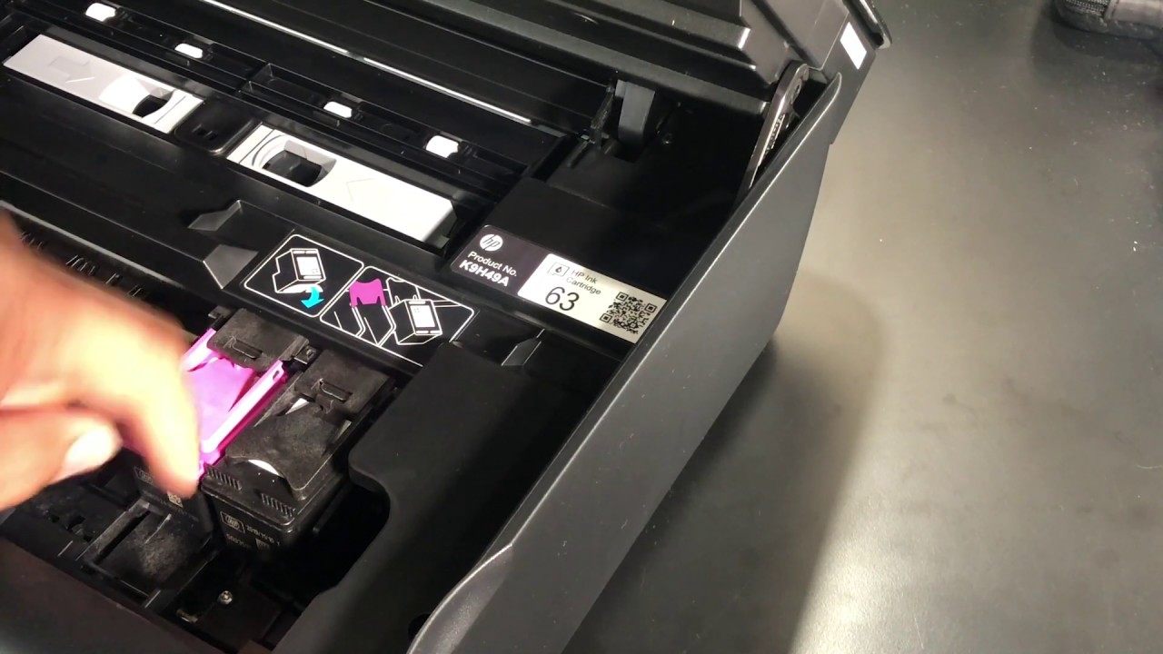 Replacing HP 4520 ink -