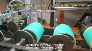 Fully automatic inkjet printer and screen printer, single-color screen printer for drums#screen