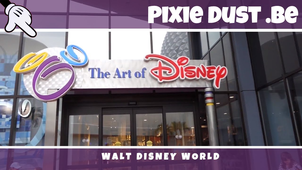 The Art of Disney store at Epcot Walt Disney World 2019 