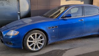 Встретил свой Maserati Quatroporte проданный 12 лет назад,как он выглядит сегодня?