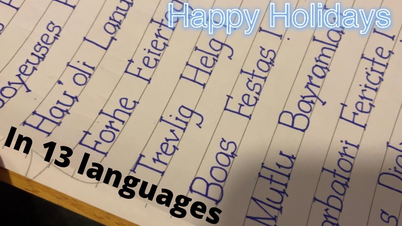 How To Write Happy Holidays In 13 Languages Neat And Clear how-to-write-happy-holidays-in-13-languages-neat-and-clear