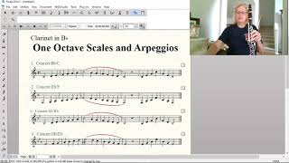 Concert Db/Eb Scale - Clarinet