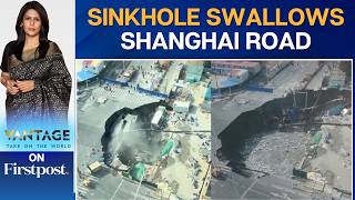 Large Sinkhole Appears In Shanghai During Construction Of Metro Line Vantage With Palki Sharma