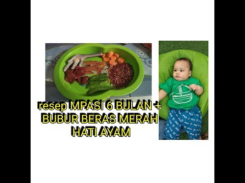 menu-mpasi-4-bintang,-beras-merah-hati-ayam,-buat-bayi-gendut-|-baby-syafiq