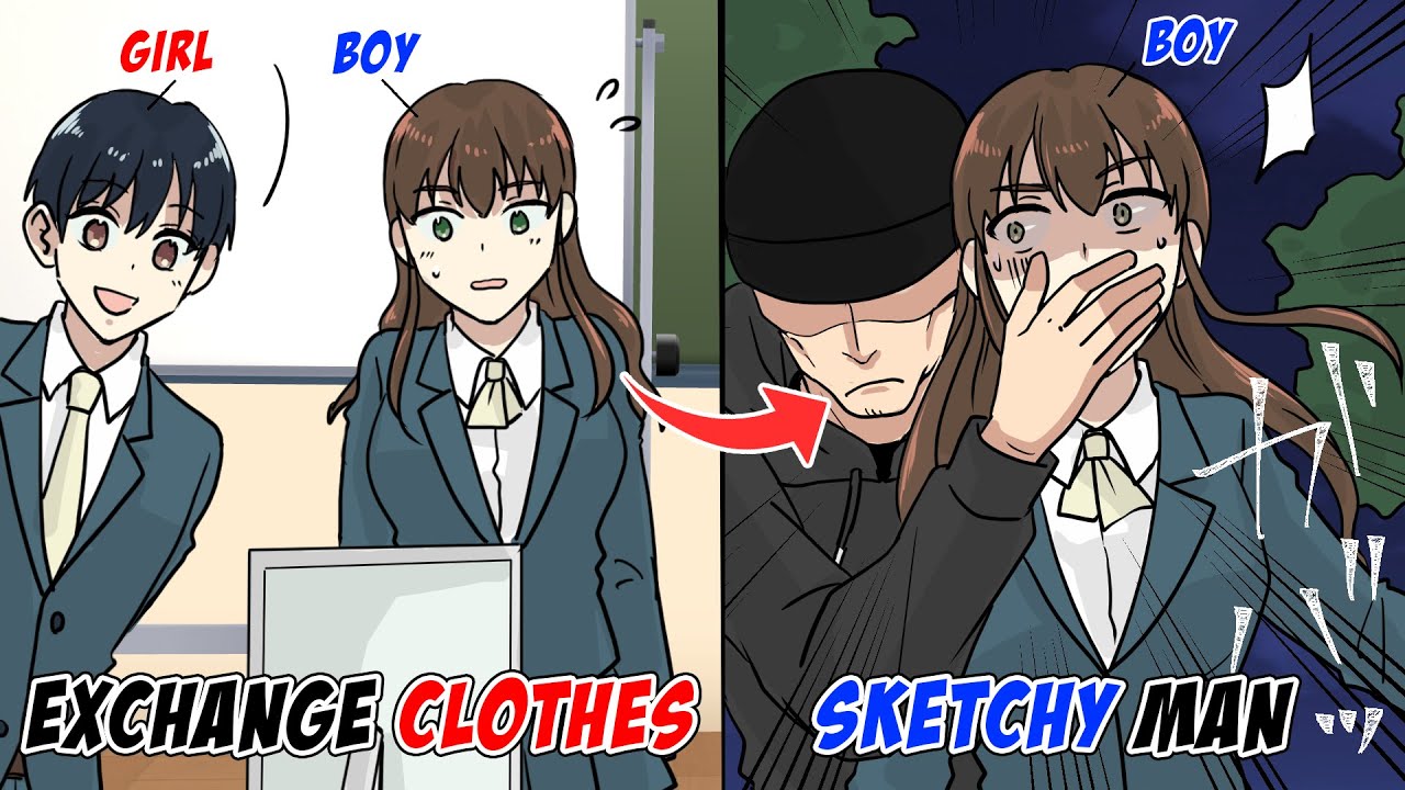 I Exchanged Clothes With A High School Girl. Then A Sketchy Guy Suddenly Covered... (Compilation)