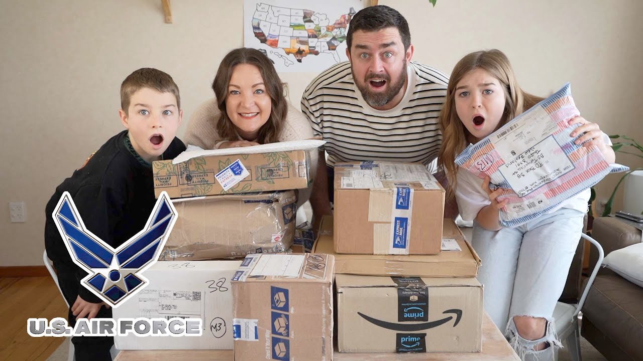 New Zealand Family Receives Package From THE U.S AIR FORCE & A MONK! (Mail Time Episode 08)