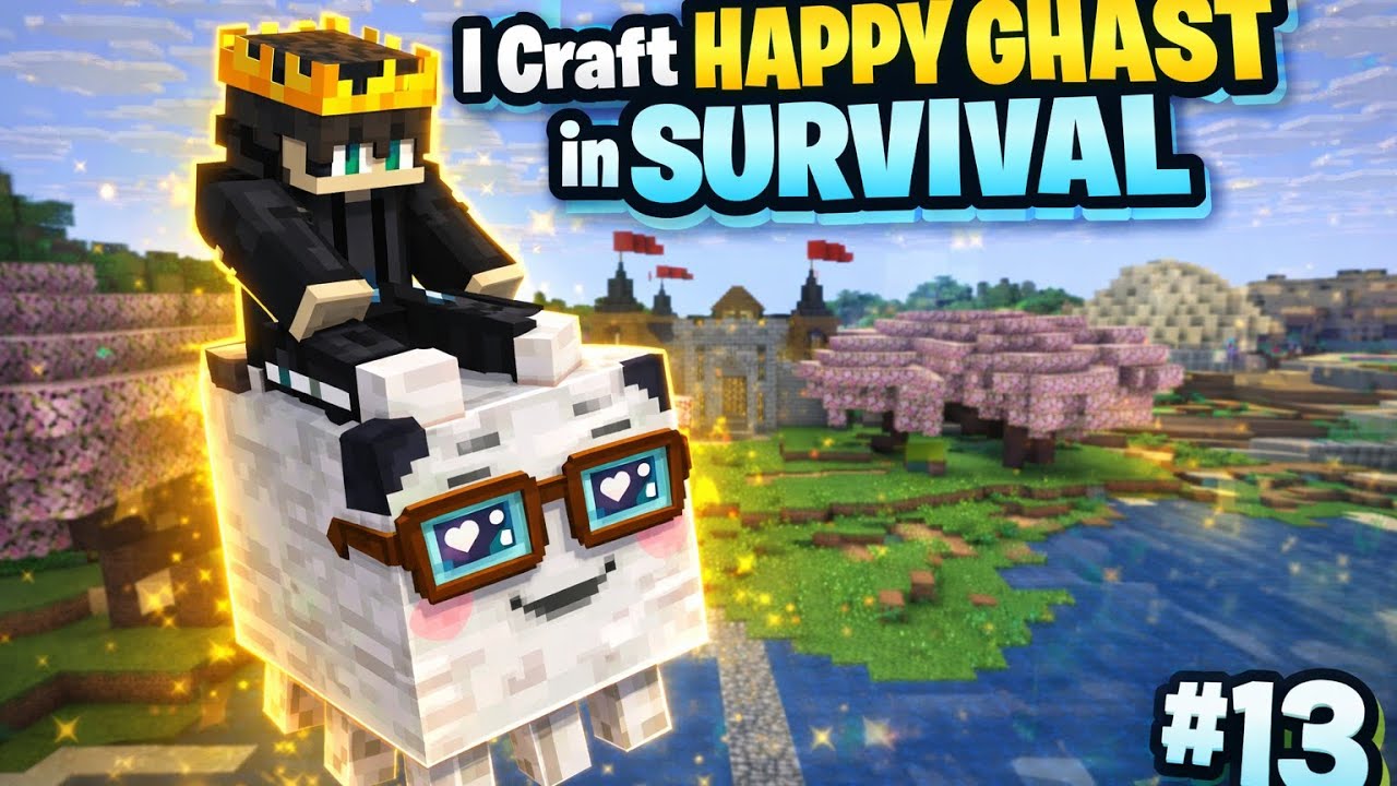 I Craft Happy Ghast In Survival 😍 #13 - YouTube