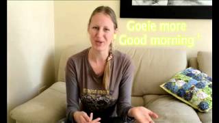Learn Afrikaans no. 3. Greetings: Good morning/day/afternoon/evening/night