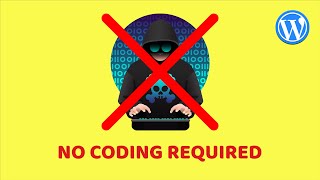 how to create a wordpress website without coding