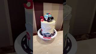 Police car cake #policecake #carcake #kidscake#instacake #cakesbykn