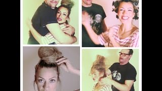 Ben's 5 minute quick and easy cotton candy top knot up do!