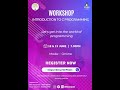 Workshop 18 06 2022 -Introduction To C Programming