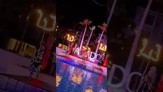 Secrets Playa Mujeres- Asado Fire Show #secretsplayamujeres #travelagent #destinationwedding #pyro